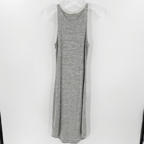 Wilfred Free Dresses & Skirts - Wilfred Free Heather Gray Scoop Neck Sleeveless Casual Midi Tank Dress Small
